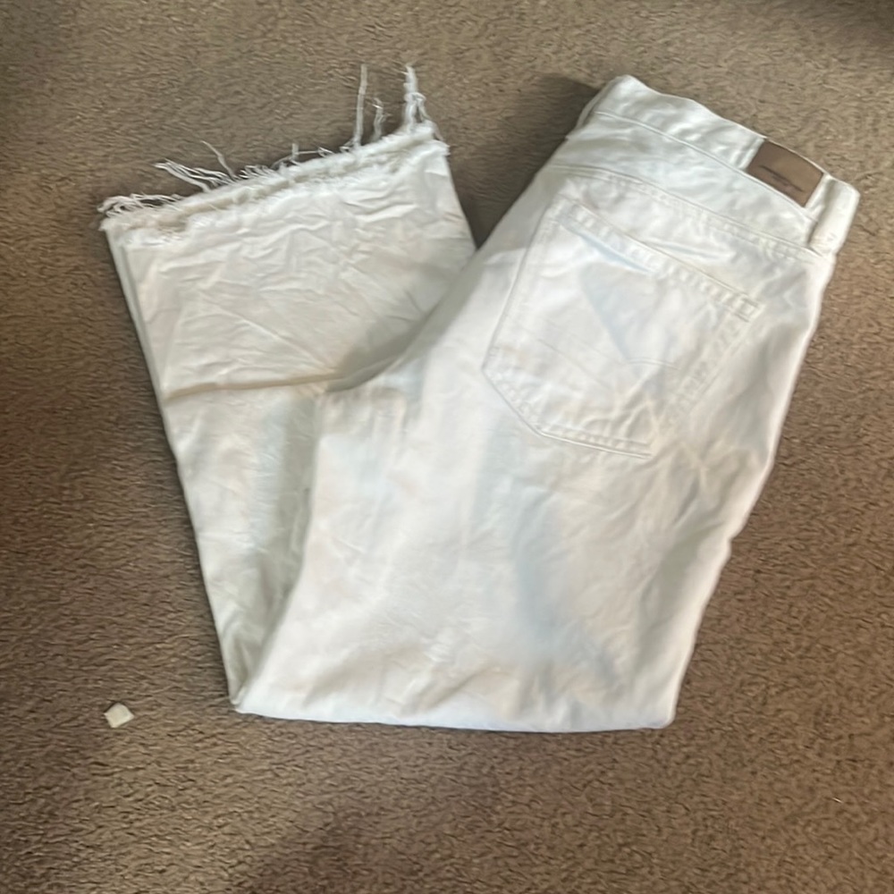 Cropped wide jeans